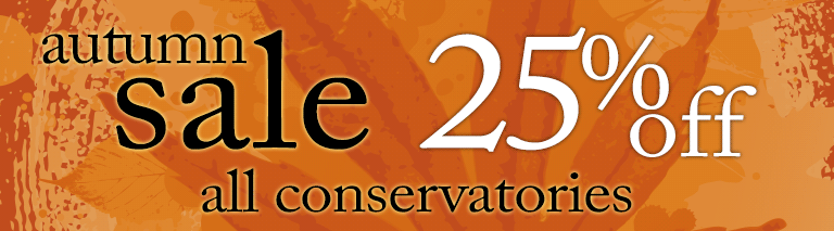 Special Autumn deals on conservatories