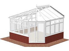 Bay Edwardian Conservatory Diagram