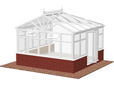 Hipped Back Gable Ended Conservatory Diagram