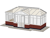 T Shaped Conservatory Diagram